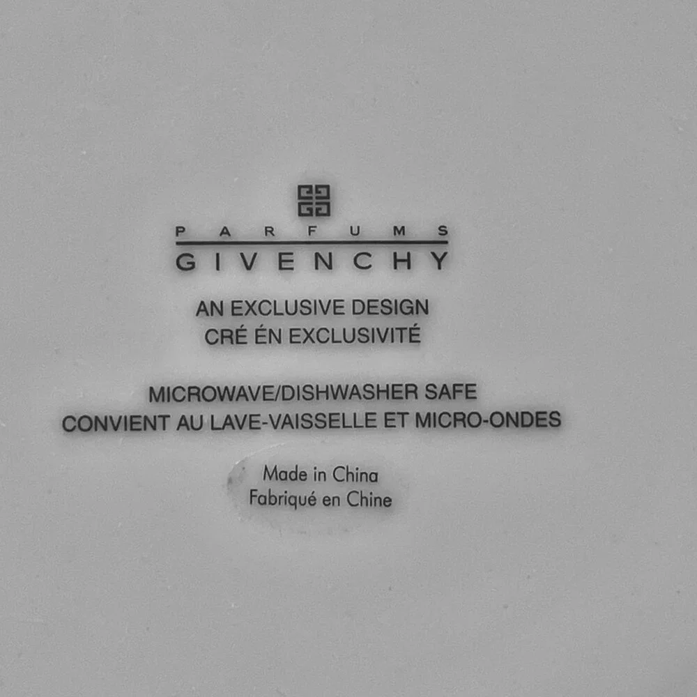 Signed Givenchy Les Fleurs De Parfums Red Calla Lily Decorative Plate 8.25" - Picture 7 of 7